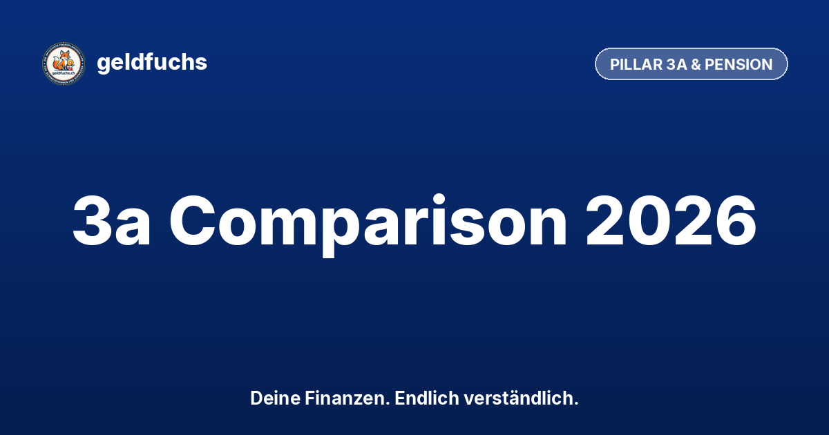 VIAC vs. finpension vs. frankly: The Big Pillar 3a Comparison 2026