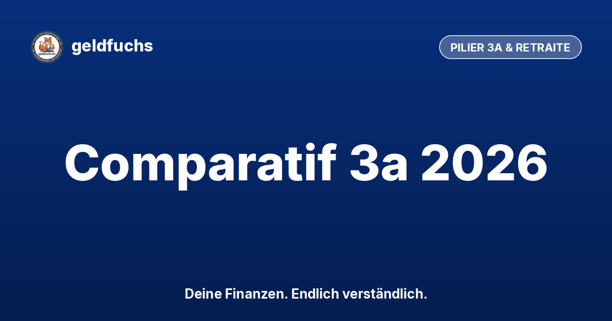 VIAC vs. finpension vs. frankly : la grande comparaison pilier 3a 2026