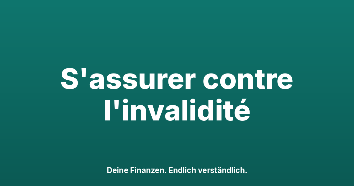 Invalidité en Suisse : ce que paient l'AI et la caisse de pension