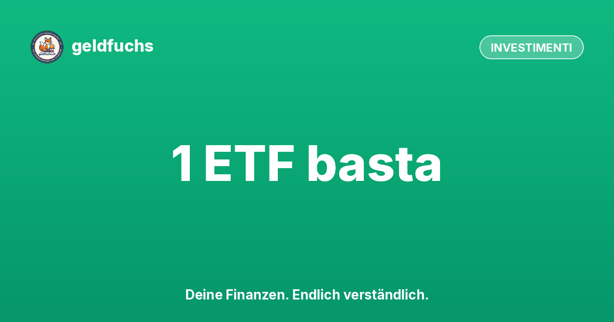 Perché un ETF mondiale basta per il 90% degli investitori