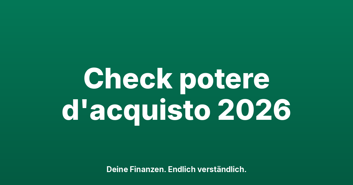 Inflazione e potere d'acquisto in Svizzera: cosa vale il tuo denaro