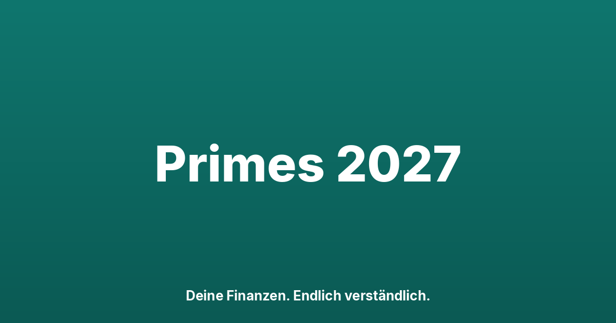 Primes d'assurance-maladie 2027: ce qui t'attend