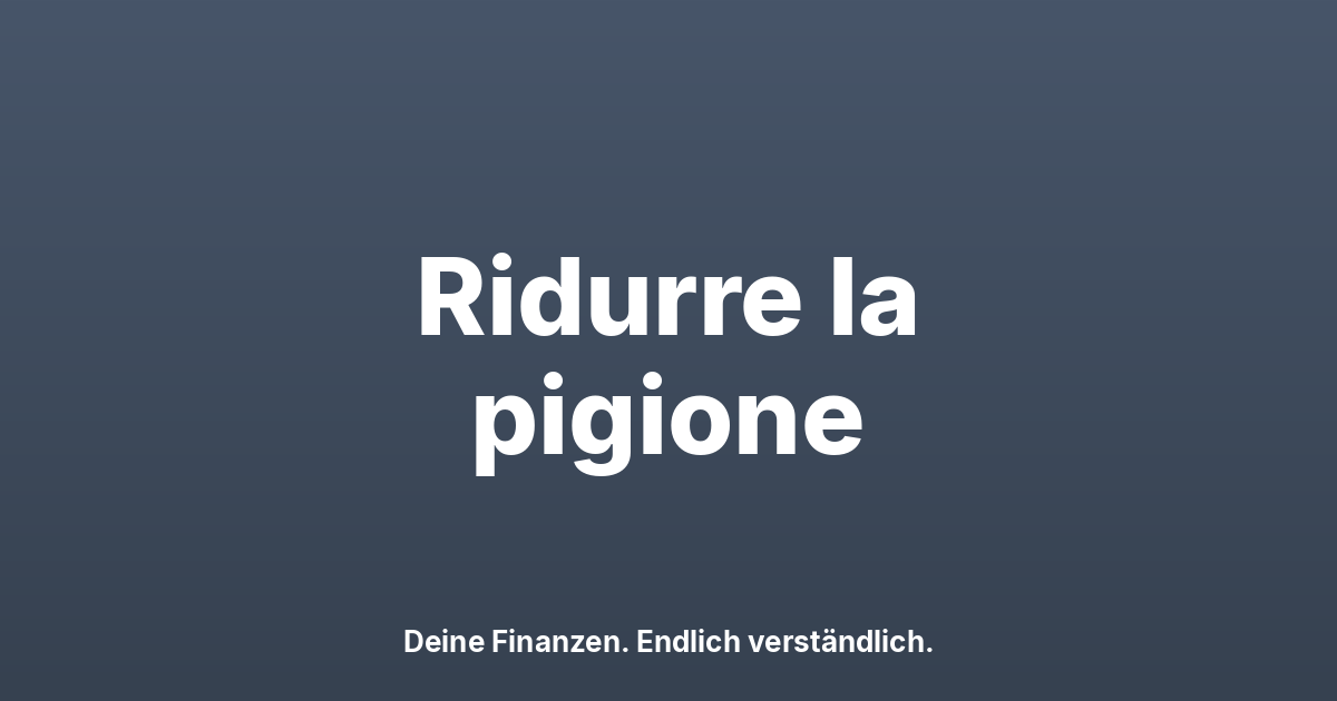 Ridurre la pigione: tasso 1,25%, attenzione ai termini