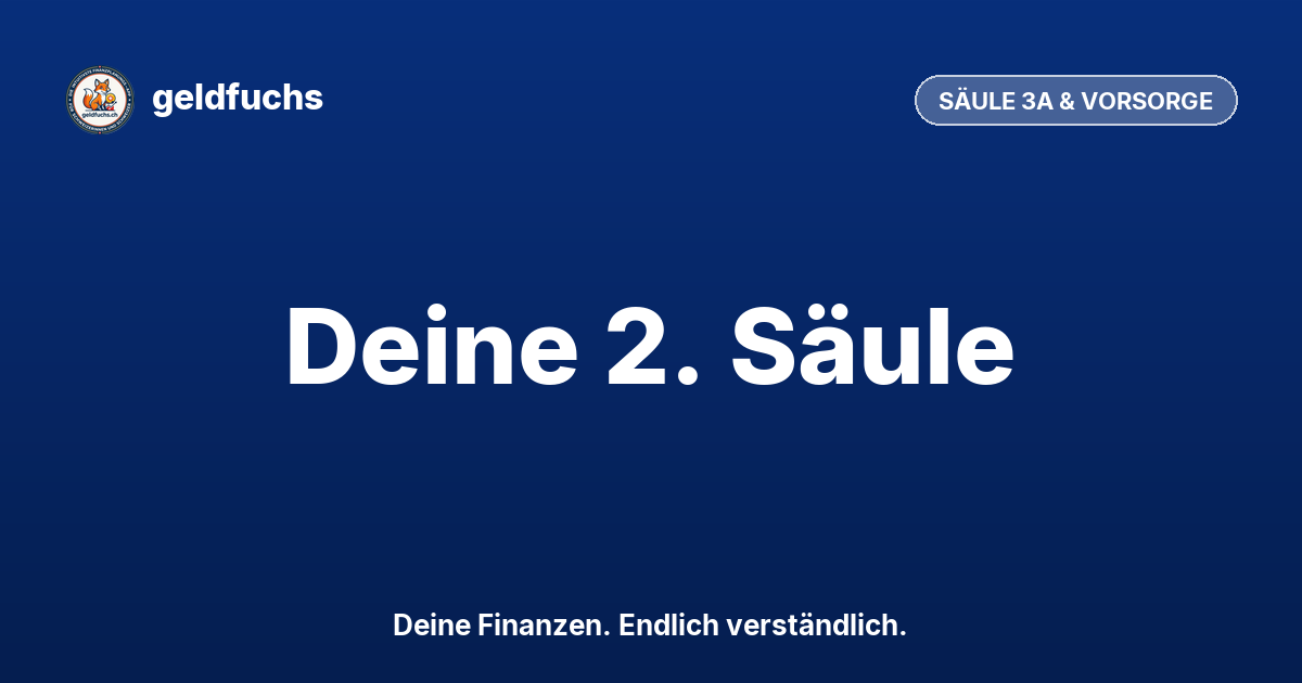 Beitragsbild Deine Pensionskasse: Was du in der Aufbauphase wirklich wissen musst